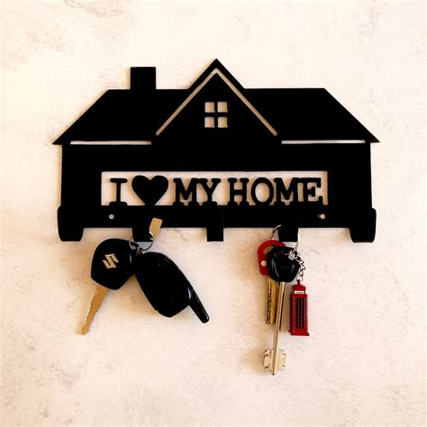 metal house key holder|decorative metal key hanger.